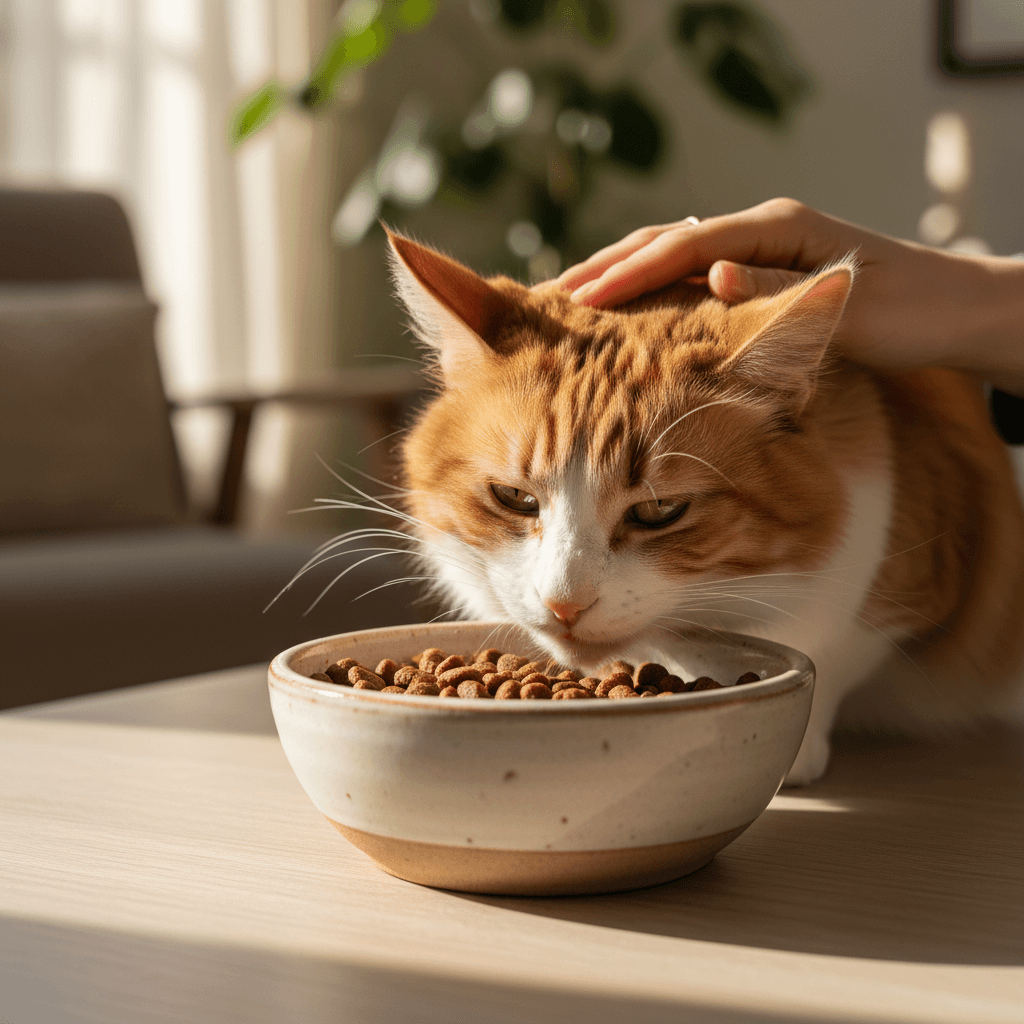 Premium kibble texture and ingredient quality